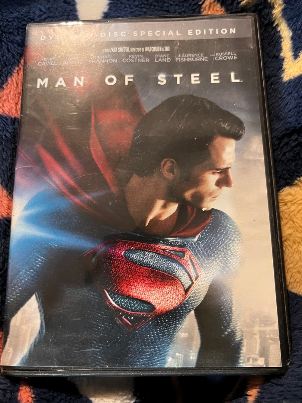 Man of Steel Wall dvd two-disc set z30